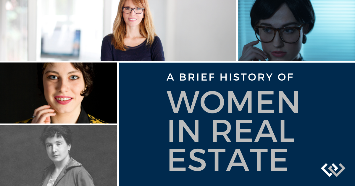 Photos of women, a brief history of women in real estate